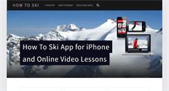 Desktop Screenshot of howtoskiapp.com